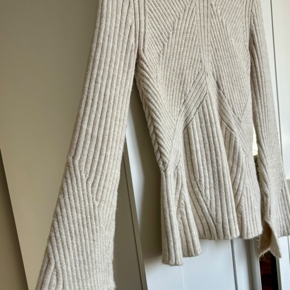 Topshop Peplum Sweater - Picture 3 of 5